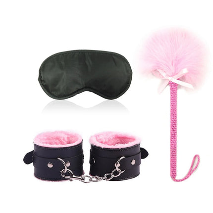 Sexy Leather Sexual Couples Bdsm Kit Plush Handcuffs Sex Bondage for Women Exotic Accessories Sex Blindfold Games Sex Toys 18