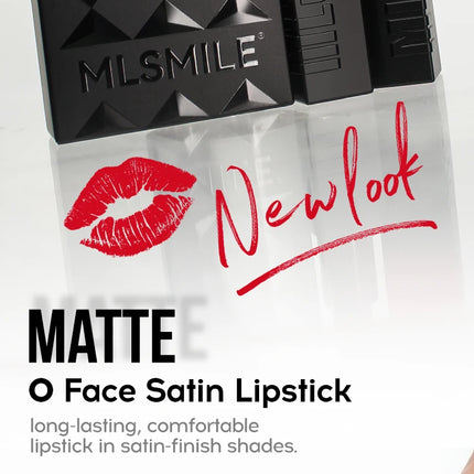 3-Piece Embossed Matte Lipstick Set, Long-Lasting and Hydrating, Easy Application for a Natural Look, Smooth Velvet Matte Finish