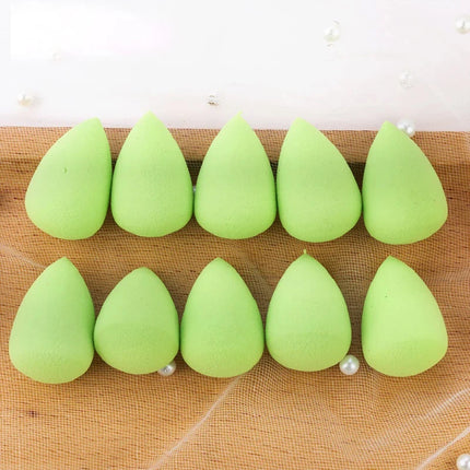 10Pcs Mini Makeup Sponge Water Drop Shape Makeup Soft Foundation puff Concealer Flawless Mixed cosmetic makeup sponge