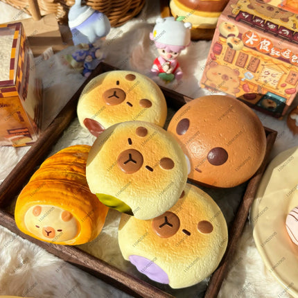 Mousse Cake Squishy Toy Slow Rising Brown Sugar Mousse Square Cake Slow Rebound Squeeze Toy Anti Stress Release Hand Relax Gift