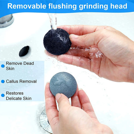 6PCS Replaceable Roller Foot File Pedicure Hard Dead Skin Callus Remover Refills Replacement Rollers Foot Files Accessories