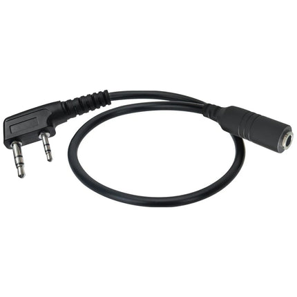 2Pin to 3.5mm Female Phone Audio Earpiece Transfer Cable For Baofeng UV-5R 8D 82 Quansheng K5 K6 TYT Kenwood Walkie Talkie