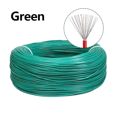 2/5m UL1007 Electronic Wires AWG 30 28 26 24 22 20 18 16 DIY LED Lamp Lighting Wire Line 300V PVC Insulated Tinned Copper Cable