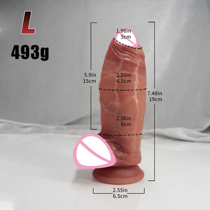 Huge Thick Dildo Big Dick Sex Toy for Women Soft Silicone Anal Big Penis With Super Suction Cup Female Masturbation Sex Products