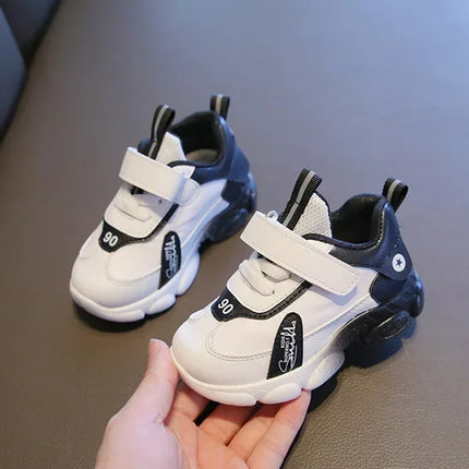 Size 20-31 Children Wear-resistant Casual Sports Shoes Baby Anti-slip Toddler Shoes Girls Boys Kids Soft Bottom Running Sneakers