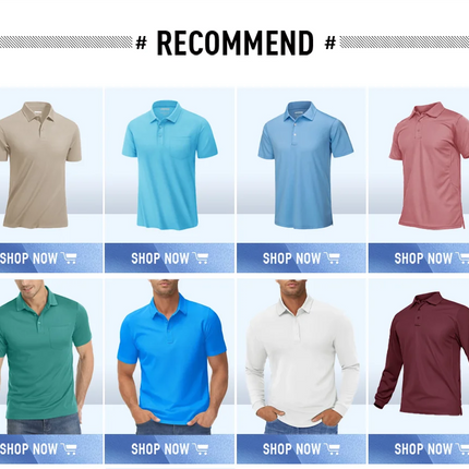 TACVASEN Mens Summer Casual Polo Lightweight Dry Fit Golf Shirts Moisture Wicking Sports Polo Shirt Workout Tees Work Shirts