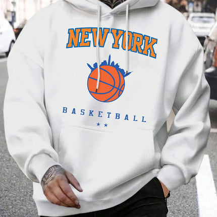 Brooklyn Est 1998 New York Printing Men Hoodies Harajuku Crewneck Hoodie Fashion Oversize Hoody Autumn Comfortable Tracksuit