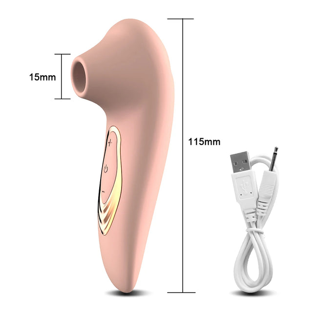 Powerful Clitoris Sucker Vibrator for Women: Sucking Clitoral Nipple Stimulator, Female Oral Vacuum Vibrating Adults Sex Toys