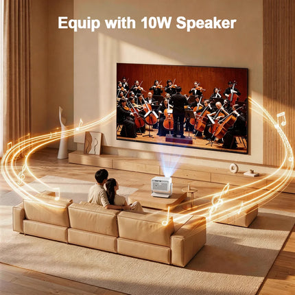Portable 4k Projector PG370Max 700Ansi 1080P Beam Projector 10W HIFI Speaker High-Resolution Home Theater Projectors For Movies
