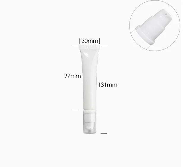 10-100pcs Empty 10g 15g 20g 30g/ml Soft Tube Foundation/sunscreen/Eessence/ Eye Cream/Serum Container Empty Squeeze Tube Travel