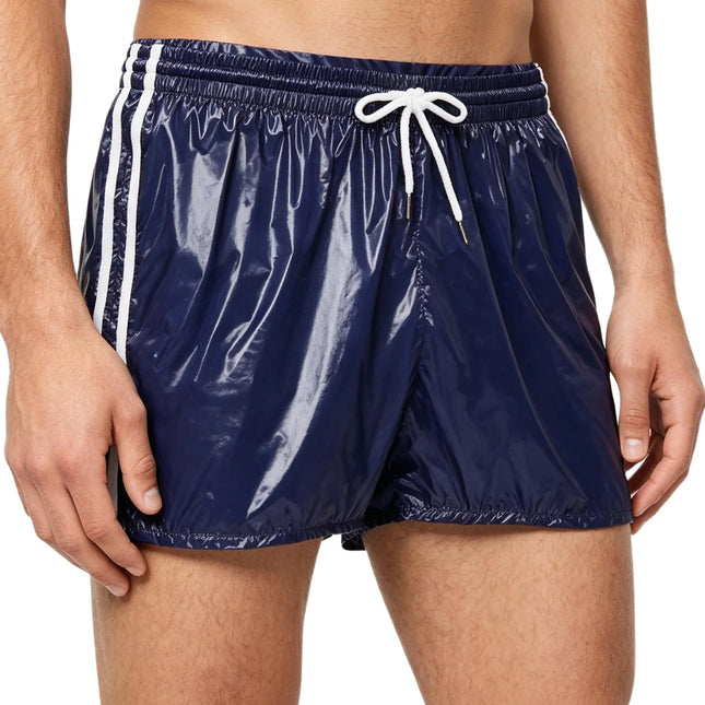Men Waterproof Jogging Pants Elastic Waistband Track Trousers Long Pants for Dance Workout Beach Cycling Wear Sports Short Pants