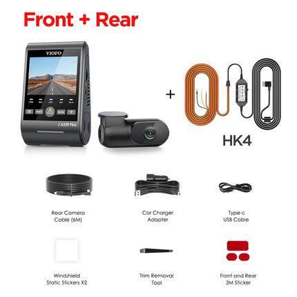 VIOFO A229 PLUS Car Dvr 2K HDR Video Recorder 5GHZ WI-FI GPS Voice Control Dash Camera With SONY STARVIS 2 SENSOR Night Vision