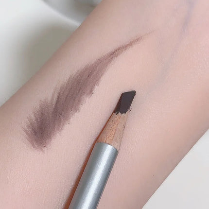Hard Core Eyebrow Pencil with Sandpaper Long-Lasting Waterproof Permanent Makeup Eye Brow Enhancers Pencil Wild Line Brows Tint