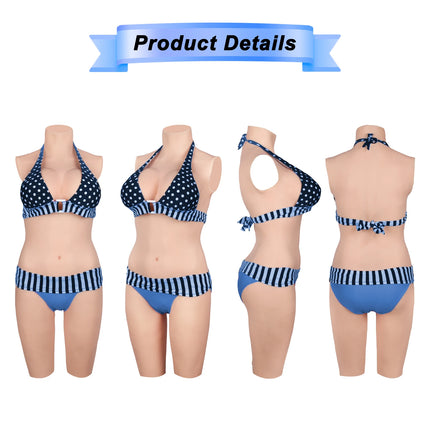 CYOMI Fake Boobs Silicone Bodysuit Artificial Breast Forms Fake Pussy Underwear Suits Shemale Crossdresser Transvestite Cosplay