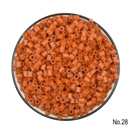 DIY Plastic 5mm Perler Hama Beads Fuse Beads Toys Eco-friendly Material Pegboard Iron Pixel Puzzle Birthday Gift for Boys Girls