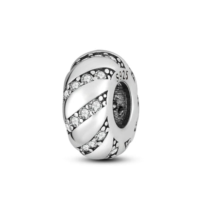 925 Silver Clasp Clip Spacer Stopper Beads Charms & Safety Chain  Clasp Charm Bead Fit Original Bracelet DIY Jewelry