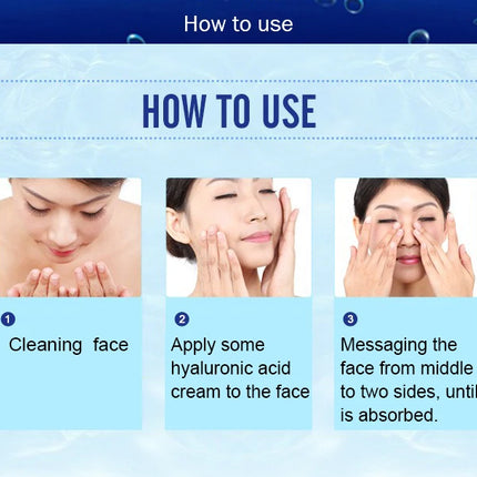 BIOAQUA Hyaluronic Acid Moisturizing Face Cream  Collagen Facial Cream Improve Firming Brightening Essence Skin Care 50g