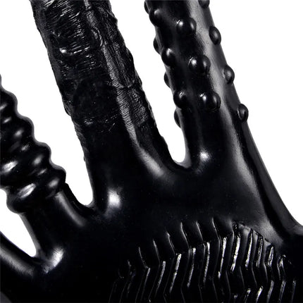 Vibrating Finger Gloves G-spot Clitoris Stimulator Real Penis Dildo Vibrator Glove Sex Toys for Woman Sex Games Intimate Toys