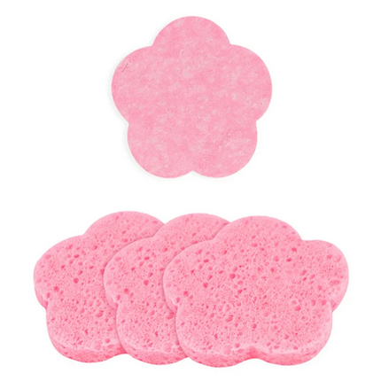 5/10/20/50PCS Flower Shape Compress Face Wash Puff Sponge Face Wash Puff Foaming Face Puff Cosmetic Puff Face Cleansing Sponge