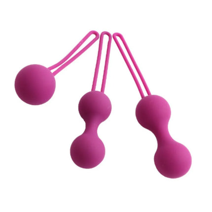 Progressive Kegel Exercise Balls | Silicone Vaginal Tightening Trainer for Adults