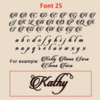 Font 25 / Silver