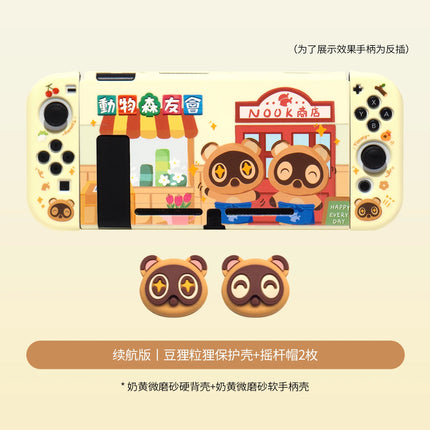 Animal Forest Switch 2 Protective Shell Cute Raccoon Cartoon Custom Oled Ns Lite Protective Shell Anime Peripheral Toy Gifts