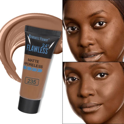 Three-color dark skin pressed powder concealer set, matte effect, oil control, waterproof, sweat-proof, create facial shadows