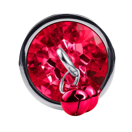 3 Size Metal Anal Plug Crystal and Bells Anus Dilator Sex Toys Bullet Stainless Steel Butt Plug Men Women Couples Adult Toys