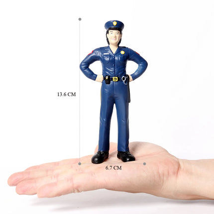 Realistic Pretend Professional Career Figures - Plastic Models of People from around the World Educational Toy Gift for Children