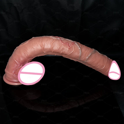 16.9in Realistic Long Soft Dildo with Suction Cup sex toys for men And Women Super Size Anal Sex Toy Masturbator adult sex toys
