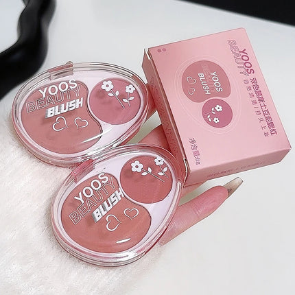 Blush Powder Palette Natural Matte Brighten  Potato Mud Milk Peach Pink Purple Apricot Rubores Rouge Korean Dupes Blusher Makeup