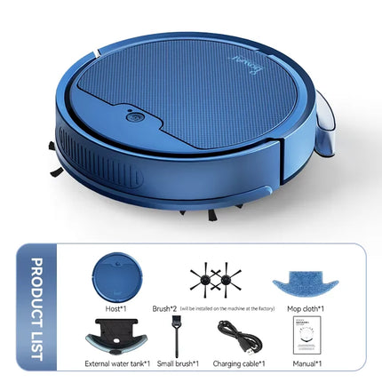 2025 New Upgrade 2000Pa Robotic Vacuum Cleaner Smart APP Home Sweeping Vacuum Cleaner Robot Dry Wet Anti-drop Vacuum Cleaner