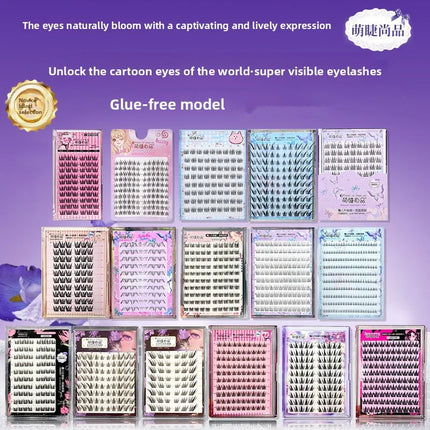 No Glue Needed False Eyelashes Lower Lashes Wispy Cat Eye Lashes Voluminous Fluffy Natural Look Daily Wear Easy to Apply