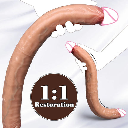 Double Ended Dildos Soft Silicone Long Dildos Penis Vaginal G-spot Massage Orgasm Dick Lesbian Masturbator Butt Plug Sex Toys 18
