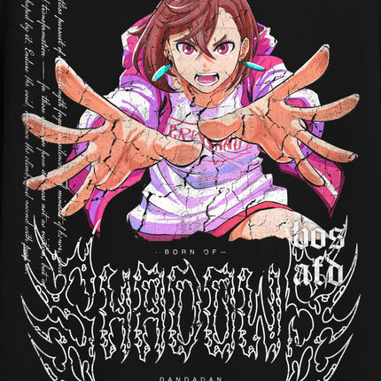 Dandadan Season 2 Tee Shirt Women Men Anime Manga Evil Eye Graphic T-shirt Streetwear Cotton High Quality Female Male Clothing