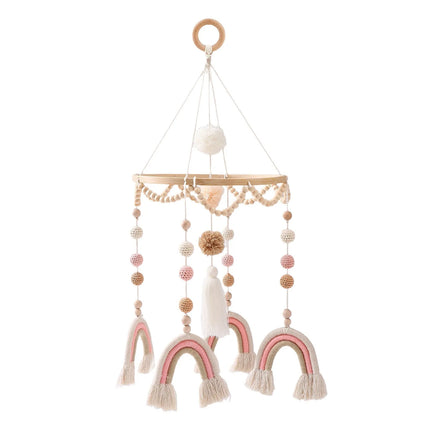 Baby Cloud Rattles Crib Mobiles Toys 0-12 Months Bell Musical Box Newborn Bed Bell Toddler Rattles Carousel For Musical Toy Gift