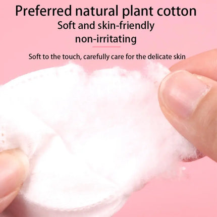 100pcs Cotton Pads Round Make-Up Cotton Soft Make Up Nail Polish Remover Makeup Remover Pads Disposable Clean Cotton for Face