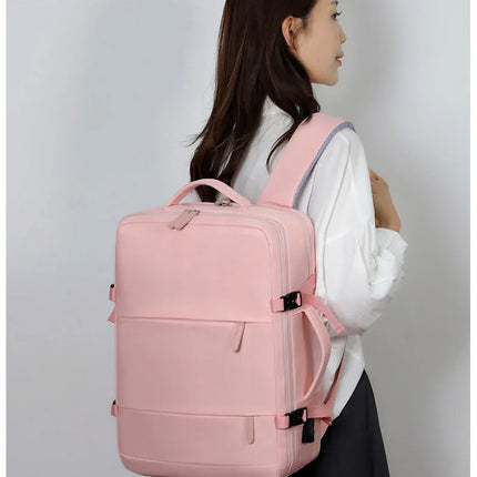 2024Men Women's Bag Large Capacity Journey Multifunction Backpack With Shoe Storage Multilayer Dry And Wet Separation Waterproof