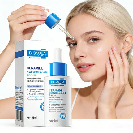 BIOAQUA Ceramide Hyaluronic Acid Serum for Face Moisturizing Anti Wrinkles Anti-aging Whitening Facial Essence Skin Care