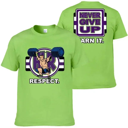 John Cena Wrestling T-shirt for men, summer sports T-shirts for outdoor activities, casual unisex T-shirts with round neck, shor