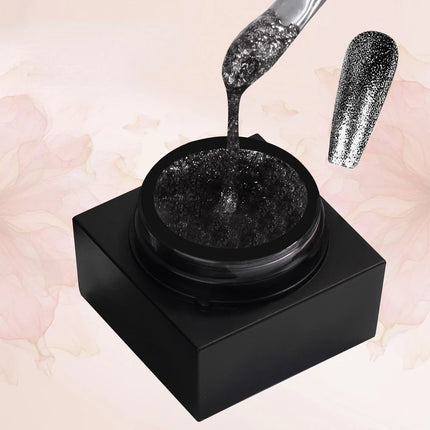 Canned Platinum Nail Polish Platinum Glue High-end Super Flash Gold Silver High-density Painted Pull Line Nail Art Nail Polish