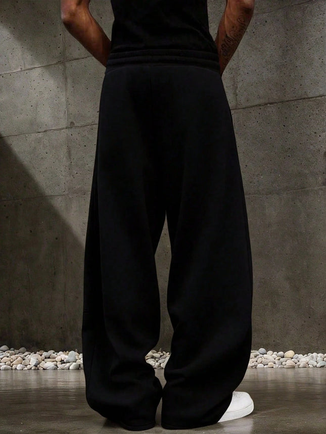 Hot High Street Pants Men Fashion Y2K Sweatpants New Harajuku Hip-Hop Trousers Spring Summer Printed Streetwear Wide-leg Pants