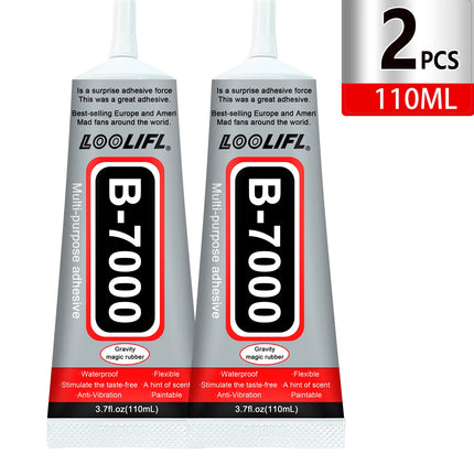 1-10Pcs Loolifl B-7000 Super Glue Safety Materials Epoxy Resin Repair Cell Phone Touch Screen Jewelry Craft Liquid Adhesive 15ml