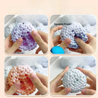 Four packs⭐Exploding beads purple + exploding beads luminous blue + exploding beads orange + exploding beads green⭐Air pump