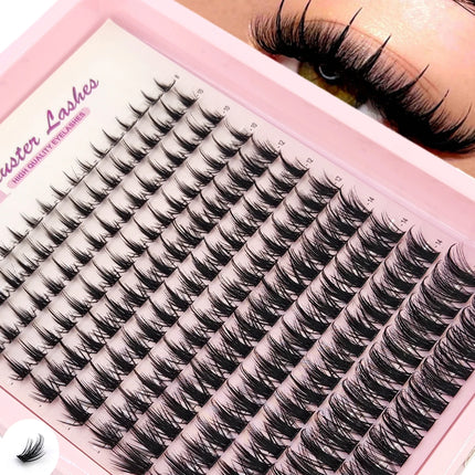 HBZGTLAD Manga Lash Clusters Wispy Fairy Fluffy Eyelash Clusters Anime Cosplay Individual Lash Extensions eyelashes