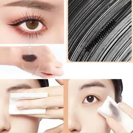1.5g Waterproof Mascara with Ultra-Fine Brush - Lash Lengthening, Curling & All-Day Smudge-Proof for Natural Everyday Makeup