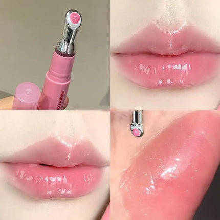 Mirror Watery Essence Lip Gloss Liquid Lipstick Jelly Lip Glaze Fading Lip Lines Water Light Jelly Makeup Moisturizing Lips Tint