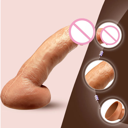 Soft Double Layer Silicone Big Dildo Realistic Fake Long Dick Penis Butt Plug Adult Sex Toys For Woman Men Vagina Anal Massager