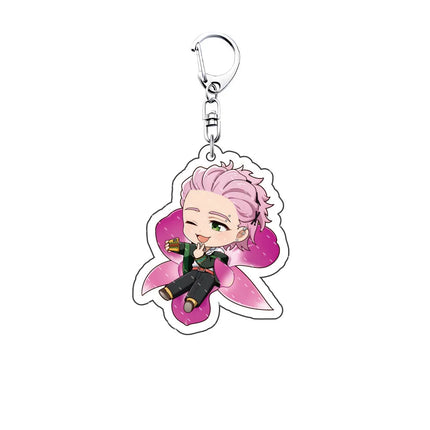 Anime WIND BREAKER 6cm acrylic Keychain key chain big stand brand Sakura-harusugita Keitaro  decoration key ring Gift
