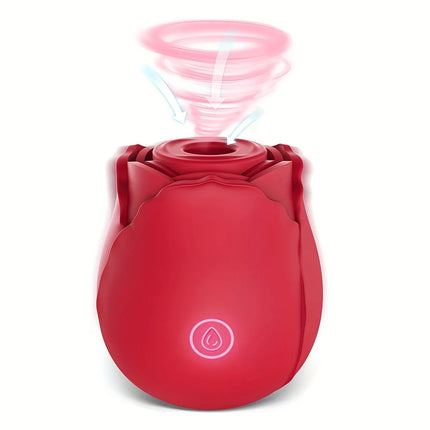 Sucking Vibrator Rose Sex Toy Rose Toy Clitoral Vibrator for Women with 7 Mind-Blowing Modes Clit Sucker Nipple Stimulating Toys